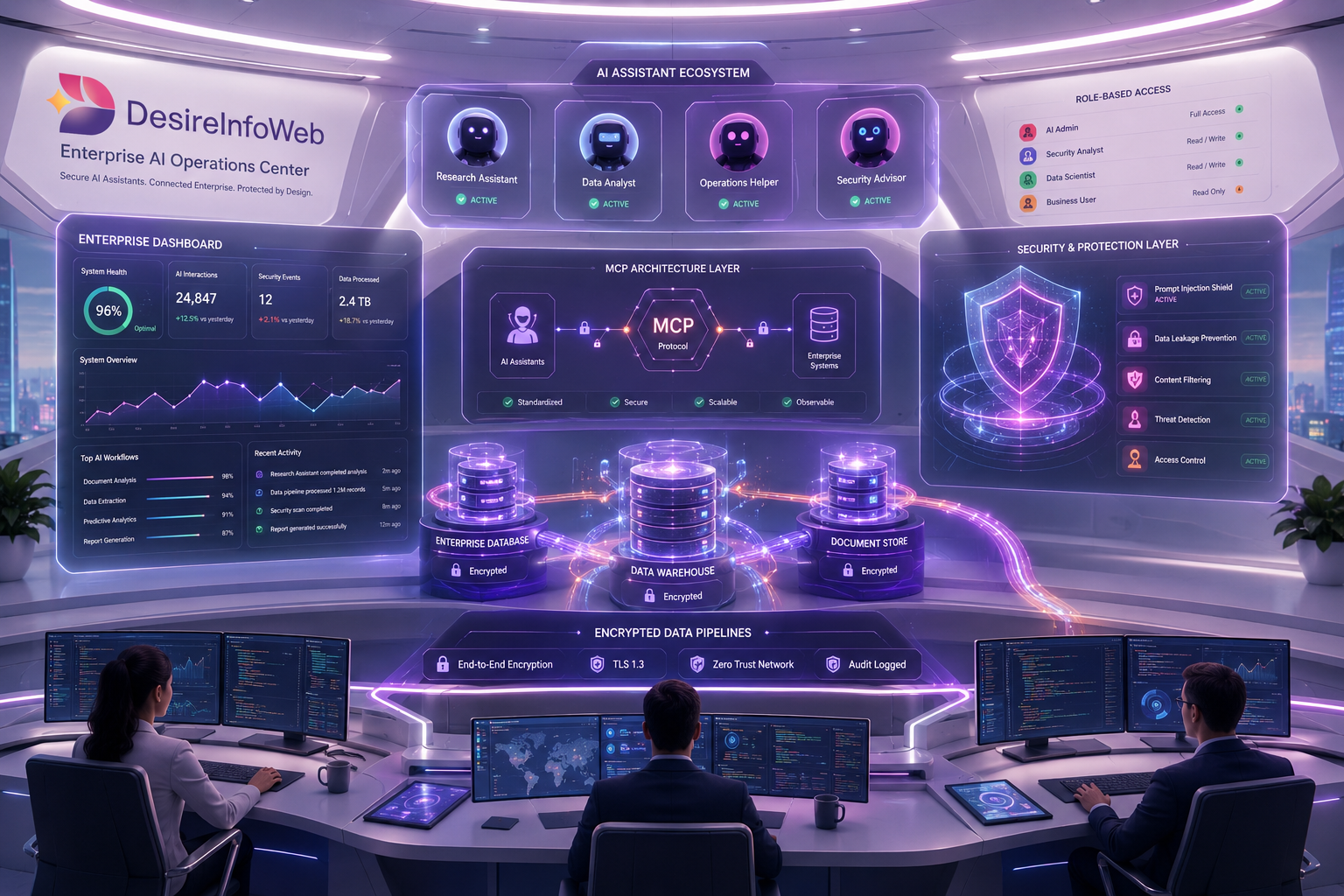 Building Secure Enterprise MCP-Powered, Security-First AI Assistants