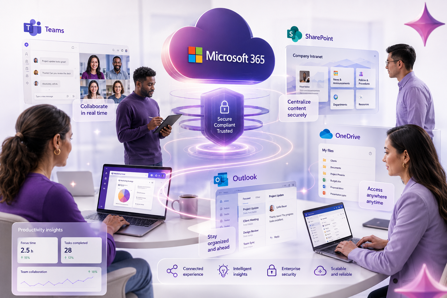 How Microsoft 365 Consulting Services Drive Productivity