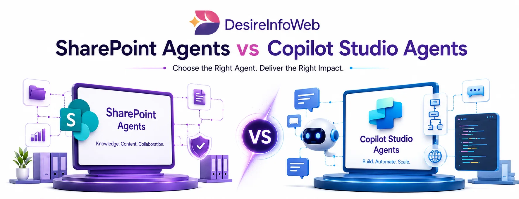 SharePoint Agents vs Copilot Studio Agents: Right for Your Business?