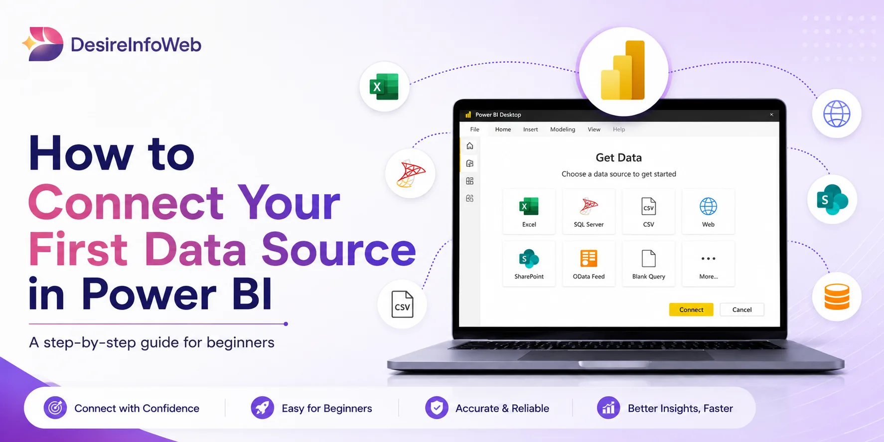 How to Connect Your First Data Source in Power BI