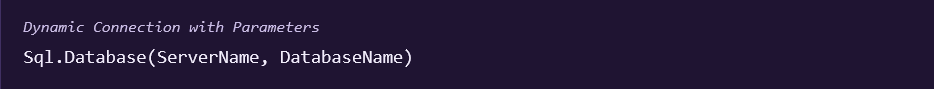 Dynamic Parameters
