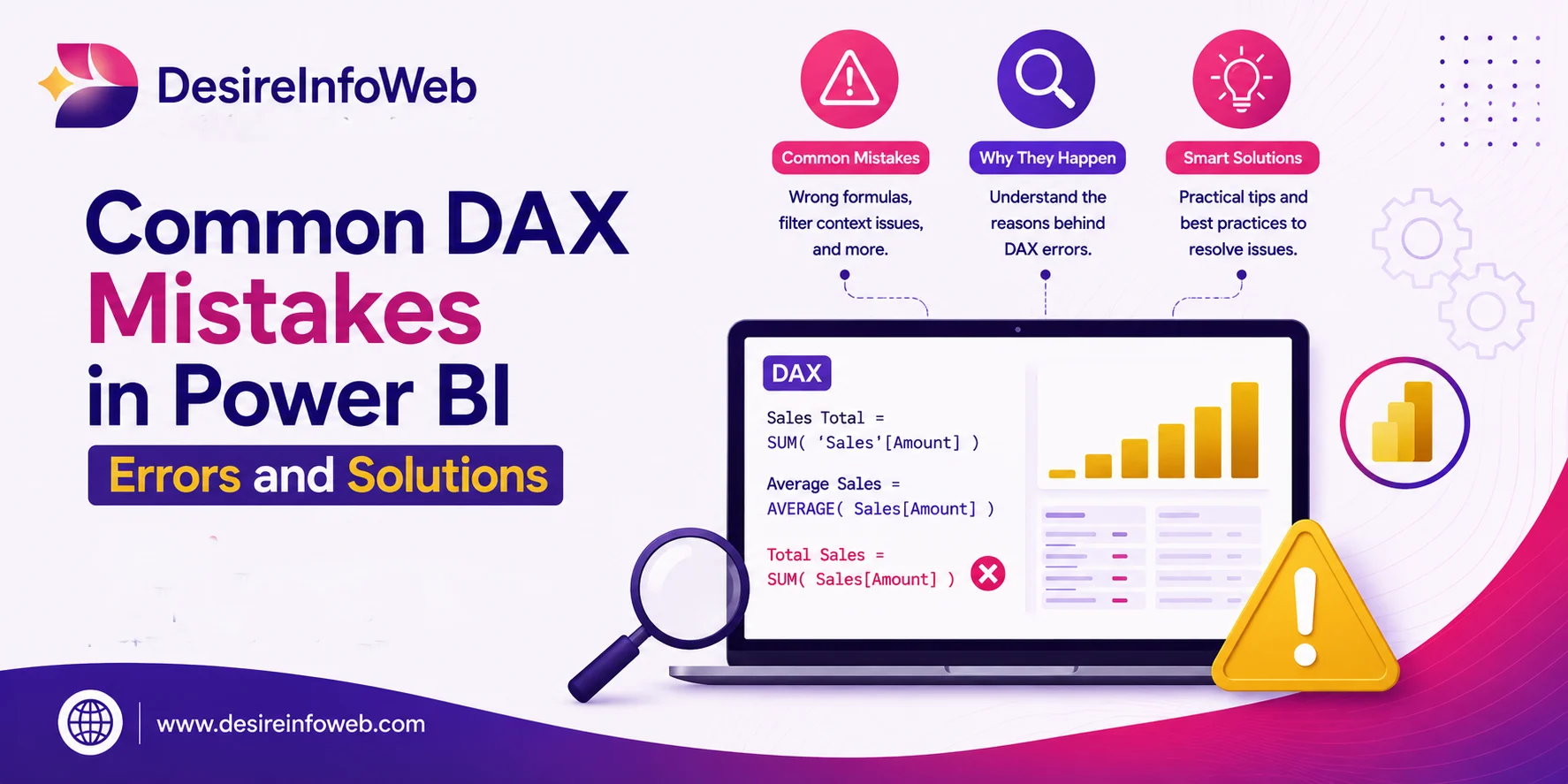 Common DAX Mistakes in Power BI Errors and Solutions